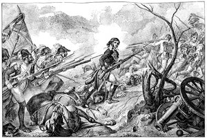 约伯特将军在里沃利战役中，1797年1月14日，1882-1884年 作者 不明