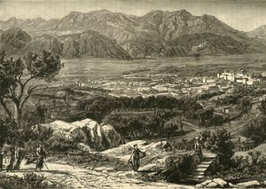 斯巴达全景图，恢复，1890年。 作者 不明