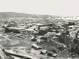 1895年，智利瓦尔帕莱索，城市全景。 作者 不明