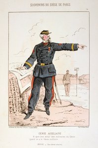辅助精灵，巴黎围困，普法战争，1870-1871年。 作者 不明