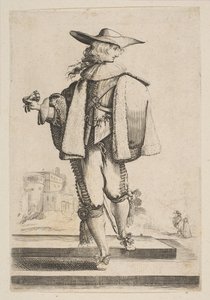 戴手套的绅士，1629年。 作者 不明