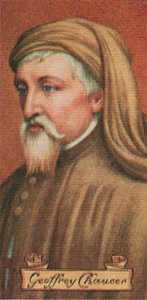杰弗里·乔uc（Geoffrey Chaucer），摘自一系列香烟卡，1935年 作者 不明