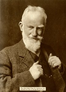 萧伯纳（George Bernard Shaw），1926年，1935年。 作者 不明