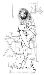 乔治·克鲁克香克（George Cruikshank）1792-1878年，英国漫画家和插图画家，十九世纪 作者 不明