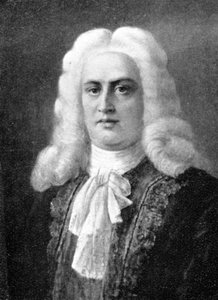 乔治·弗里德里希·汉德尔（George Frideric Handel），1685-1759年，德国巴洛克作曲家，1909年 作者 不明