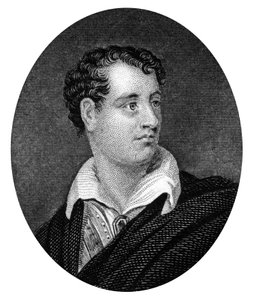 乔治·格登·拜伦（George Gordon Byron），盎格鲁-苏格兰诗人和浪漫主义人物，1877年 作者 不明