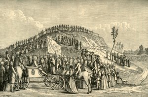 乔治三世和夏洛特女王（Queen Charlotte）在伊顿蒙特（Eton Montem），1778年，1911年。 作者 不明