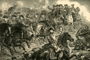 1890年6月27日，乔治二世在狄廷根战役中。 作者 不明