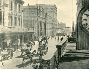 悉尼乔治街，1901年。 作者 不明