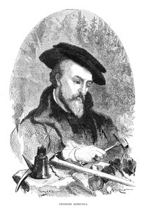 Georgius Agricola，16世纪德国医师，矿物学家和冶金学家 作者 不明