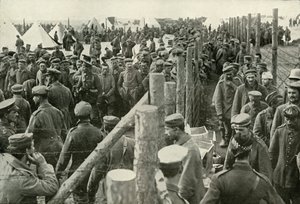 1919年，德国囚犯进入笼子。 作者 不明