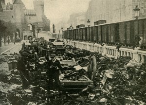 1914年第一次世界大战，比利时，安特卫普，德国水手，c1920。 作者 不明
