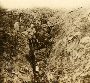 法国北部凡尔登被炮击摧毁的德国战c，c1914-c1918 作者 不明