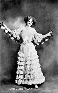 格蒂·米勒（Gertie Millar），1879-1952年，英国女演员，1906年 作者 不明