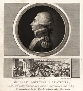 Gilbert Mottier Lafayette, deputy of Augergne to the Etats Generaux 作者 不明