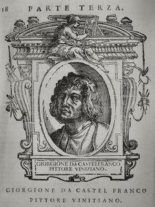 Giorgione。来自：乔治·瓦萨里（Giorgio Vasari），《最优秀的意大利画家，雕塑家和建筑师的生平》，1568年 作者 不明