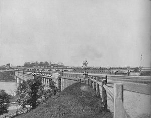 费城吉拉德大街桥，约建于1897年。 作者 不明