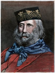 朱塞佩·加里波第（Giuseppe Garibaldi），意大利爱国者，1882年 作者 不明