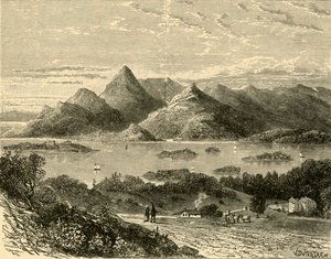 埃克尔斯饭店（Eccles Hotel）的Glengariff港湾和Bantry湾，1898年。 作者 不明