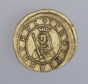 摄政王索菲亚·阿列克谢耶夫娜的金币，介于1682年和1687年之间 作者 不明