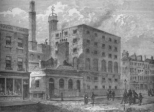 伦敦苏豪区苏活区金坊啤酒厂，建于1875年1878年 作者 不明
