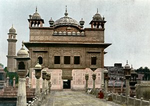 金殿寺，阿姆利则，旁遮普邦，印度，大约1890年 作者 不明