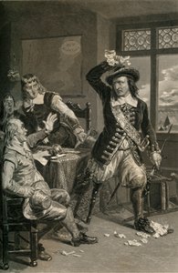 Stuyvesant州长摧毁了投降书，1877年。 作者 不明