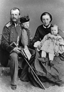 俄罗斯大公Michael Nikolaevich及其家人，c1862-c1862 作者 不明