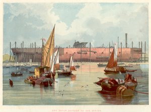 1857年，大东方在泰晤士河畔米尔沃尔的股票上 作者 不明