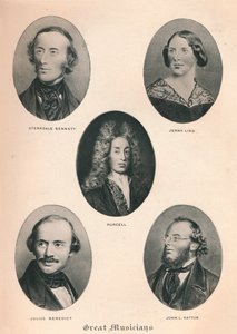 伟大的音乐家-Plate V.，1895年 作者 不明