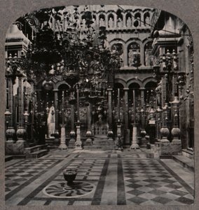 耶路撒冷圣墓教堂希腊大教堂，c1900年 作者 不明