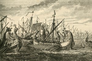 1890年在萨拉米斯战役中的希腊三等奖。 作者 不明