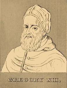 格里高利十三世（Gregory XIII），1502-1585年，1830年。 作者 不明