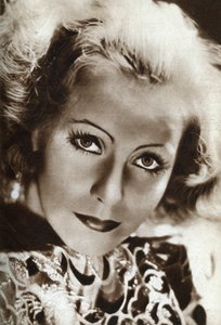 Greta Garbo，瑞典女演员，1933年 作者 不明