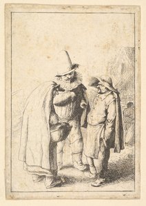 怪诞的人物，1610-185。 作者 不明