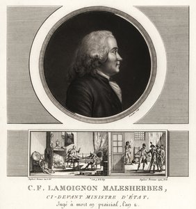 Guillaume-Chretien de Lamoignon de Malesherbes, French statesman, Ministre d