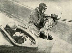 机枪和飞行员使用的仪器，1919年。 作者 不明