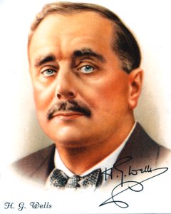 HG威尔斯（HG Wells），英国作家和历史学家，1927年 作者 不明