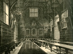三一学院礼堂，1898年。 作者 不明
