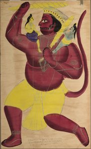 哈努曼角1880年。 作者 不明