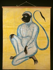 哈努曼，猴神，约1870年 作者 不明