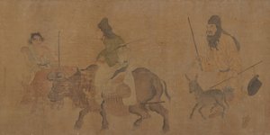 快乐的西归。 作者 不明