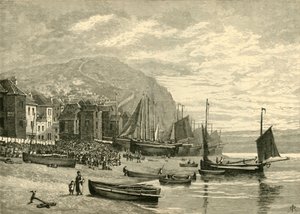 黑斯廷斯：渔民区，1898年。 作者 不明