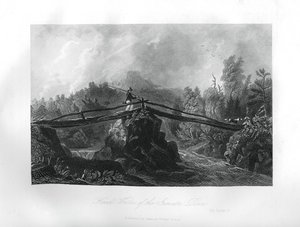 宾夕法尼亚，朱尼亚塔河上游水域，1855年 作者 不明