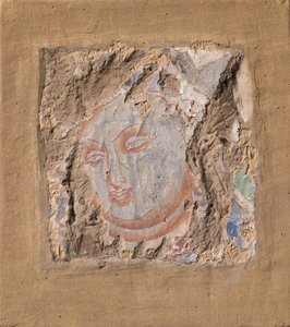 佛祖头像，约6-7世纪。 作者 不明