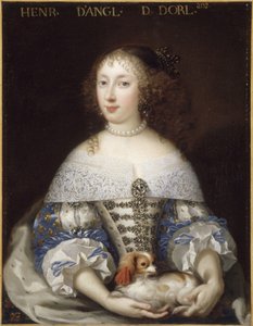英格兰的亨丽埃塔，奥尔良公爵夫人1644-1670，约1665年。 作者 不明