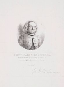Henry Baker, naturalist 作者 不明