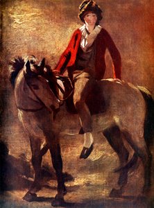 灰色小马上的亨利-雷伯恩》，约1796年，1924年。 作者 不明