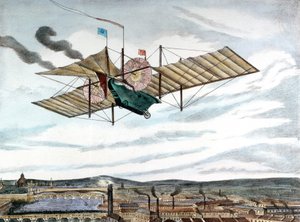 Henson和Stringfellows 1843年为蒸汽动力飞行器设计，1843年 作者 不明