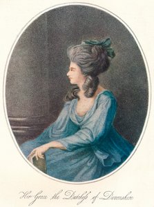 德文郡公爵夫人的恩宠，18世纪，1904年 作者 不明